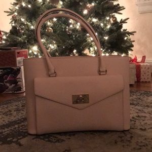 Kate Spade Post Street Halsey Tote in rose jade